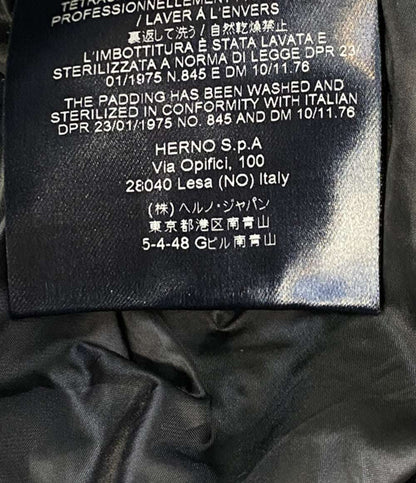 ヘルノ ダウンコート フード レディース SIZE 44 HERNO