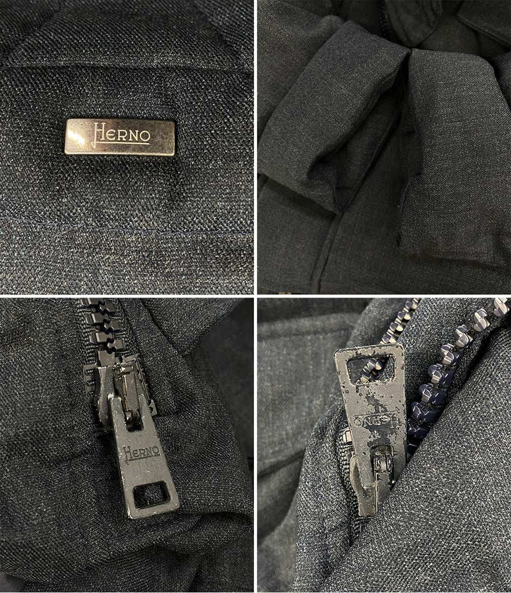 ヘルノ ダウンコート フード レディース SIZE 44 HERNO