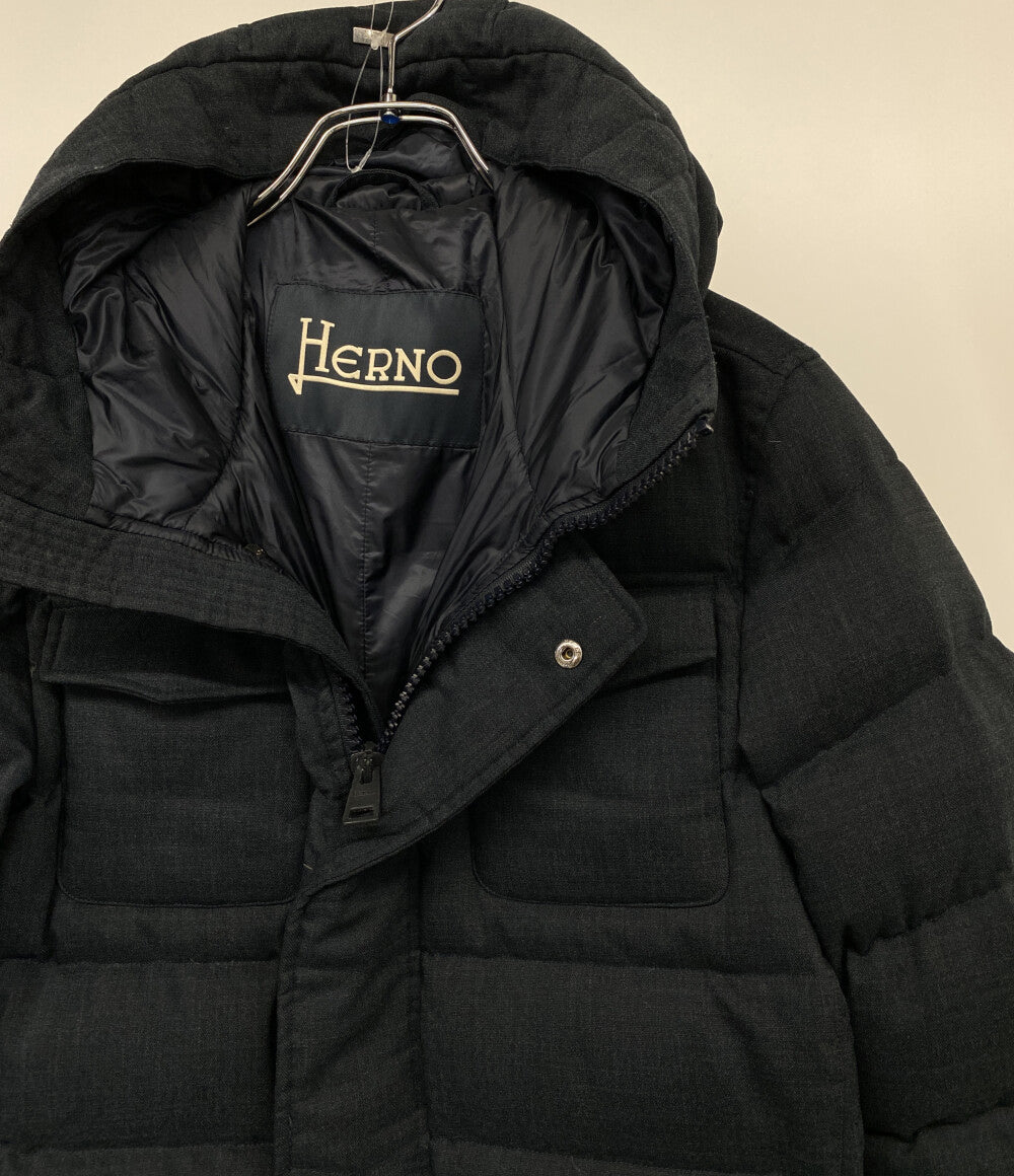 ヘルノ ダウンコート フード レディース SIZE 44 HERNO