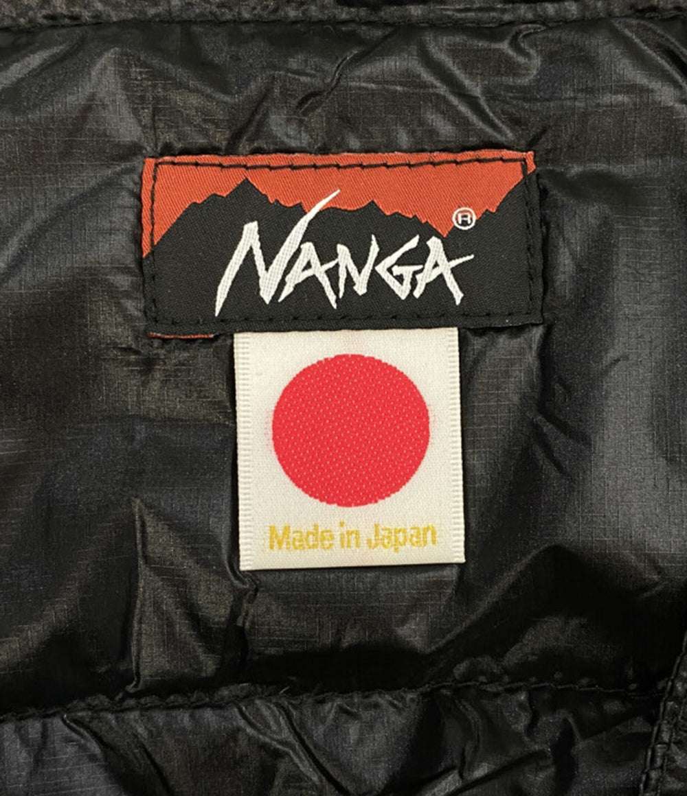 美品 ナンガ フォックスファイヤー アングラーズ2WAYダウンカーディガン メンズ SIZE L NANGA×Foxfire
