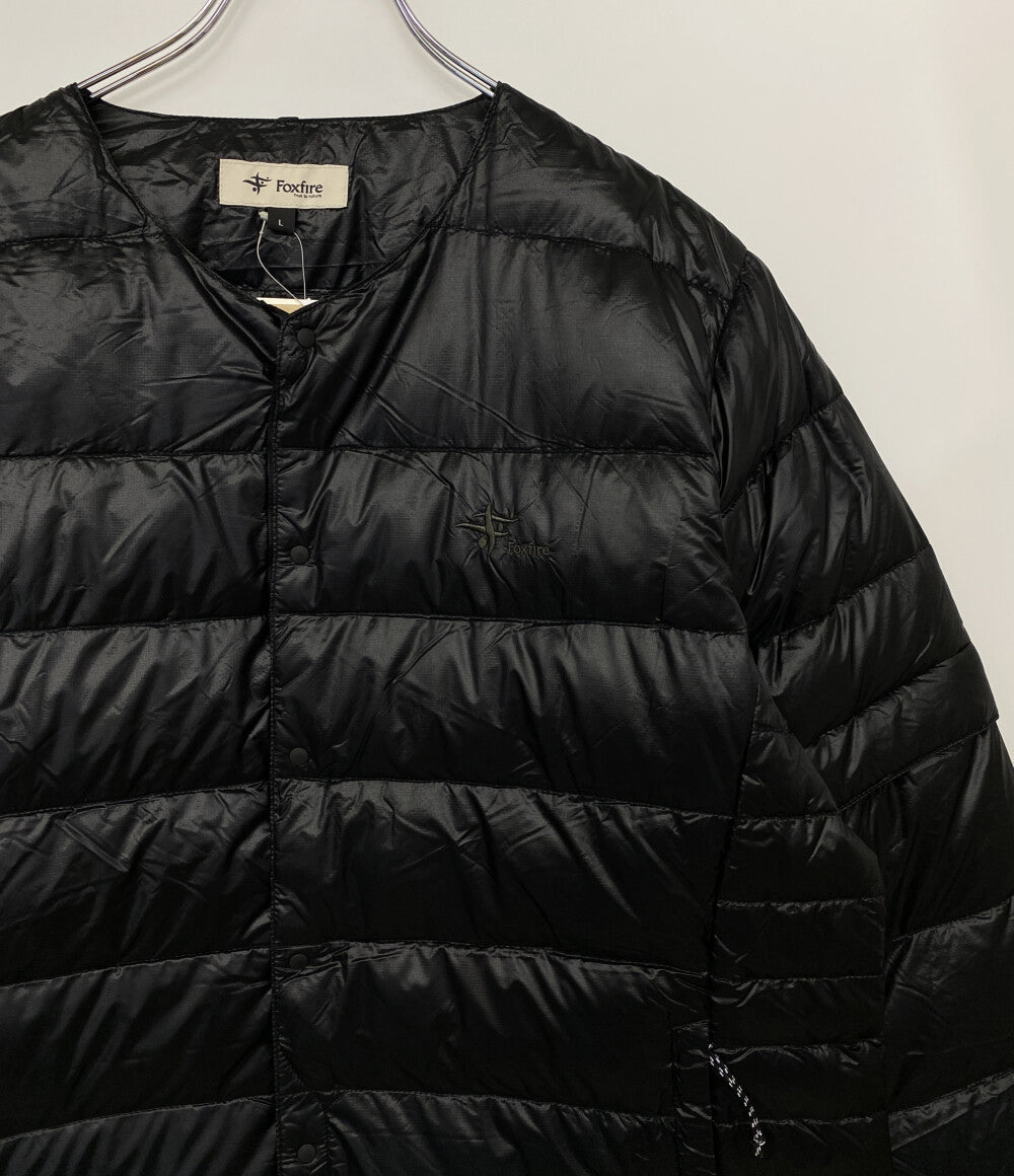 美品 ナンガ フォックスファイヤー アングラーズ2WAYダウンカーディガン メンズ SIZE L NANGA×Foxfire