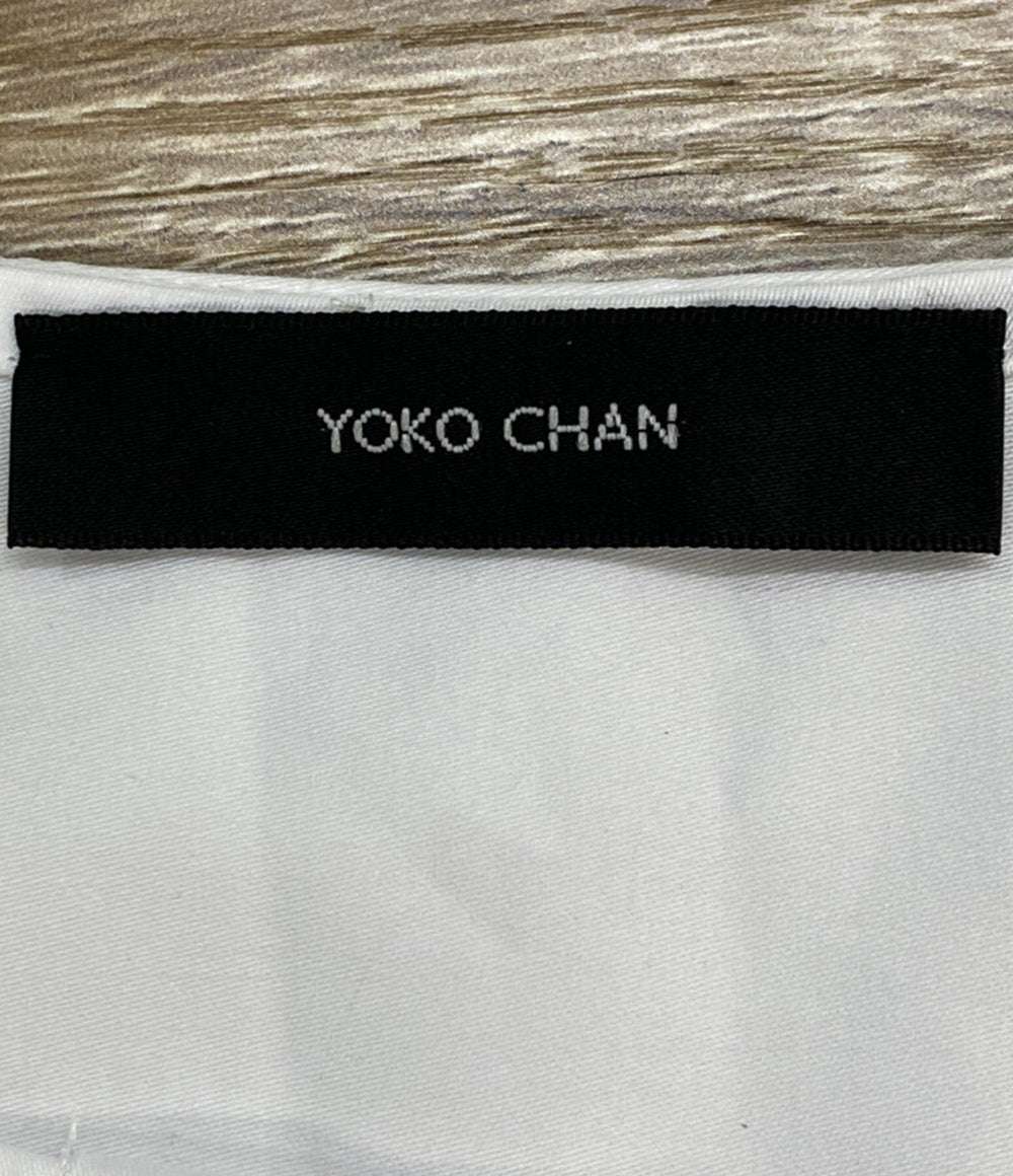 ヨーコチャン ノースリーブサイドラッフルブラウス YCB-225-472 レディース SIZE F YOKO CHAN