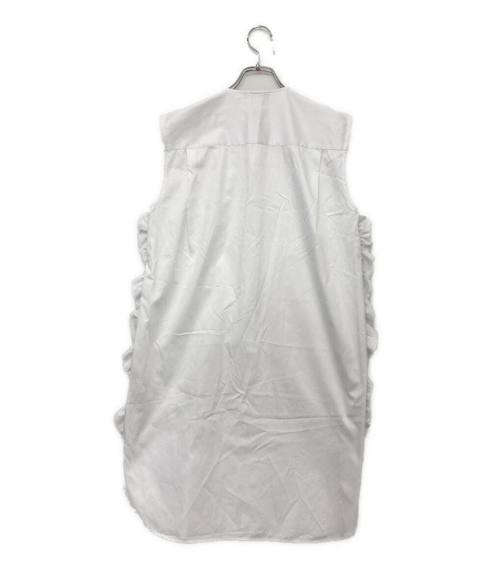 ヨーコチャン ノースリーブサイドラッフルブラウス YCB-225-472 レディース SIZE F YOKO CHAN