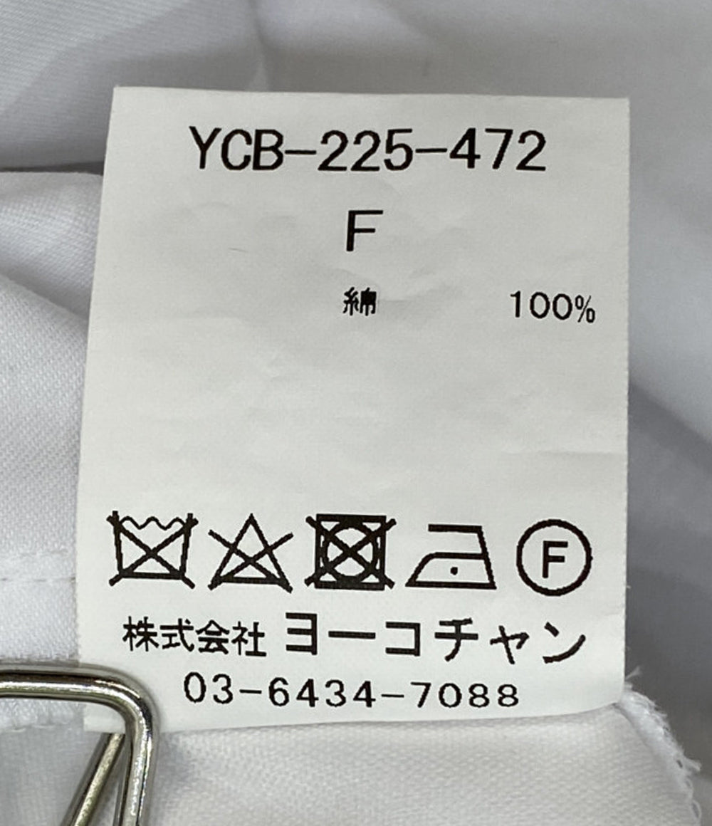 ヨーコチャン ノースリーブサイドラッフルブラウス YCB-225-472 レディース SIZE F YOKO CHAN