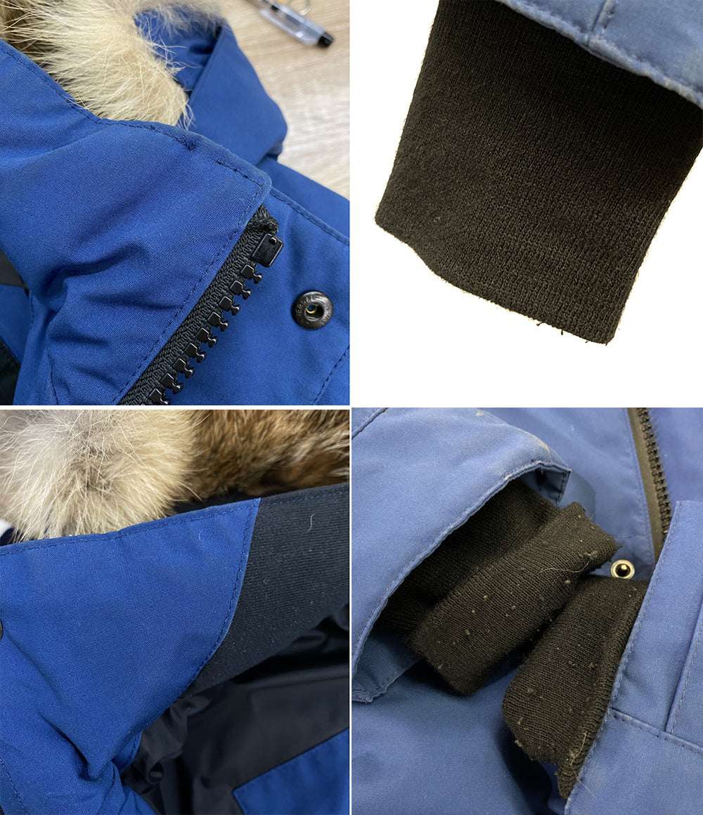 カナダグース ダウンジャケット ブルー メンズ SIZE M CANADA GOOSE