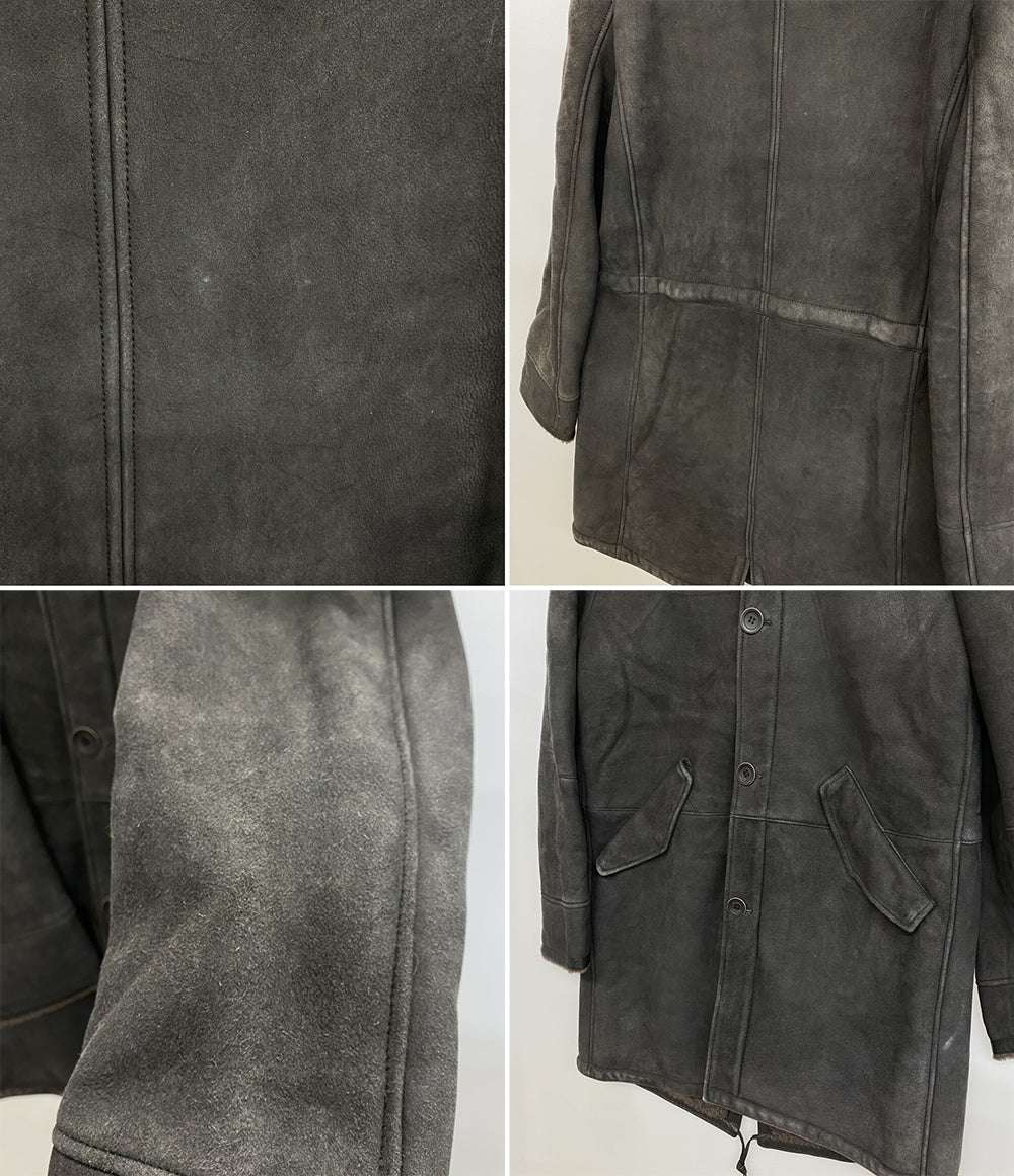 ヘルノ フード付きブラウンシアリングコート PL0092U-18096-8990 メンズ SIZE 46 HERNO