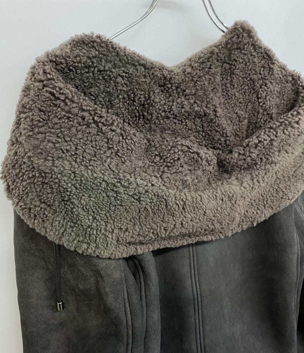 ヘルノ フード付きブラウンシアリングコート PL0092U-18096-8990 メンズ SIZE 46 HERNO