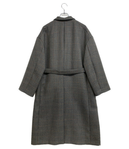 オーラリー 美品 ダブルフェイスチェックダブルブレストコート A8AC03BN メンズ SIZE 1 AURALEE