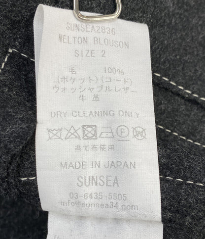 SUNSEA ショートコート 2836 メンズ SIZE 2 サンシー