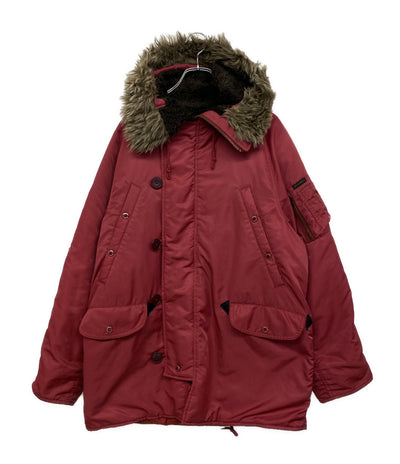 ヒステリックグラマー 中綿ブルゾン フードファー ワッペン メンズ SIZE S HYSTERIC GLAMOUR