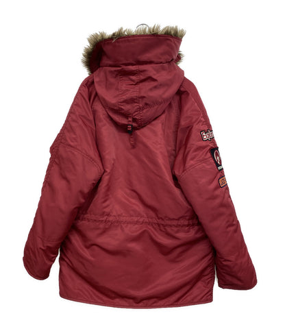 ヒステリックグラマー 中綿ブルゾン フードファー ワッペン メンズ SIZE S HYSTERIC GLAMOUR