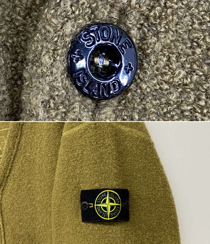 ストーンアイランド 長袖カーディガン Supreme Boucle Cardigan Olive メンズ SIZE XL STONE ISLAND