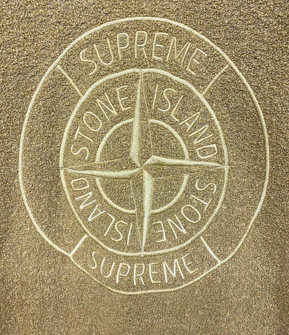 ストーンアイランド 長袖カーディガン Supreme Boucle Cardigan Olive メンズ SIZE XL STONE ISLAND