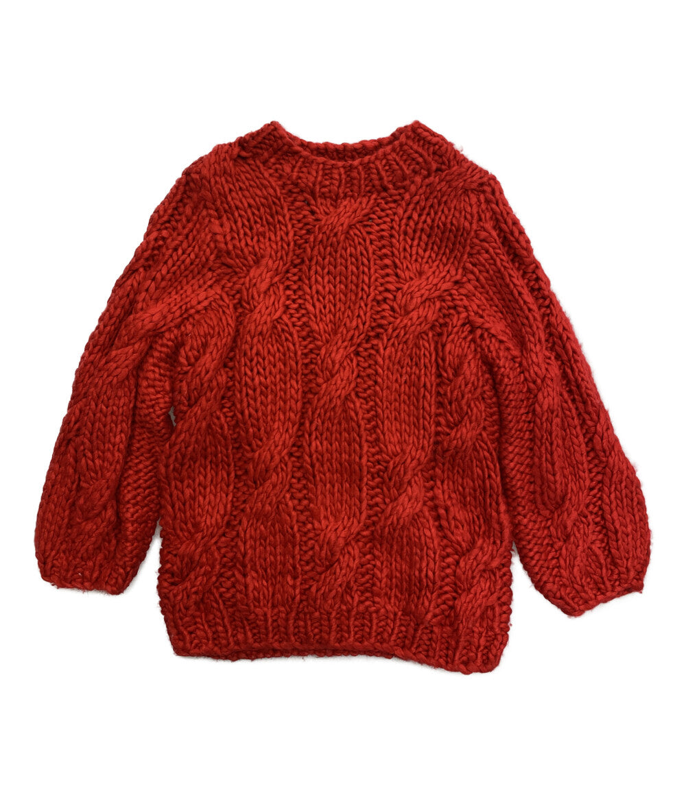 THE TOE ザ・トゥー ケーブルニット TT24611131 レディース SIZE F