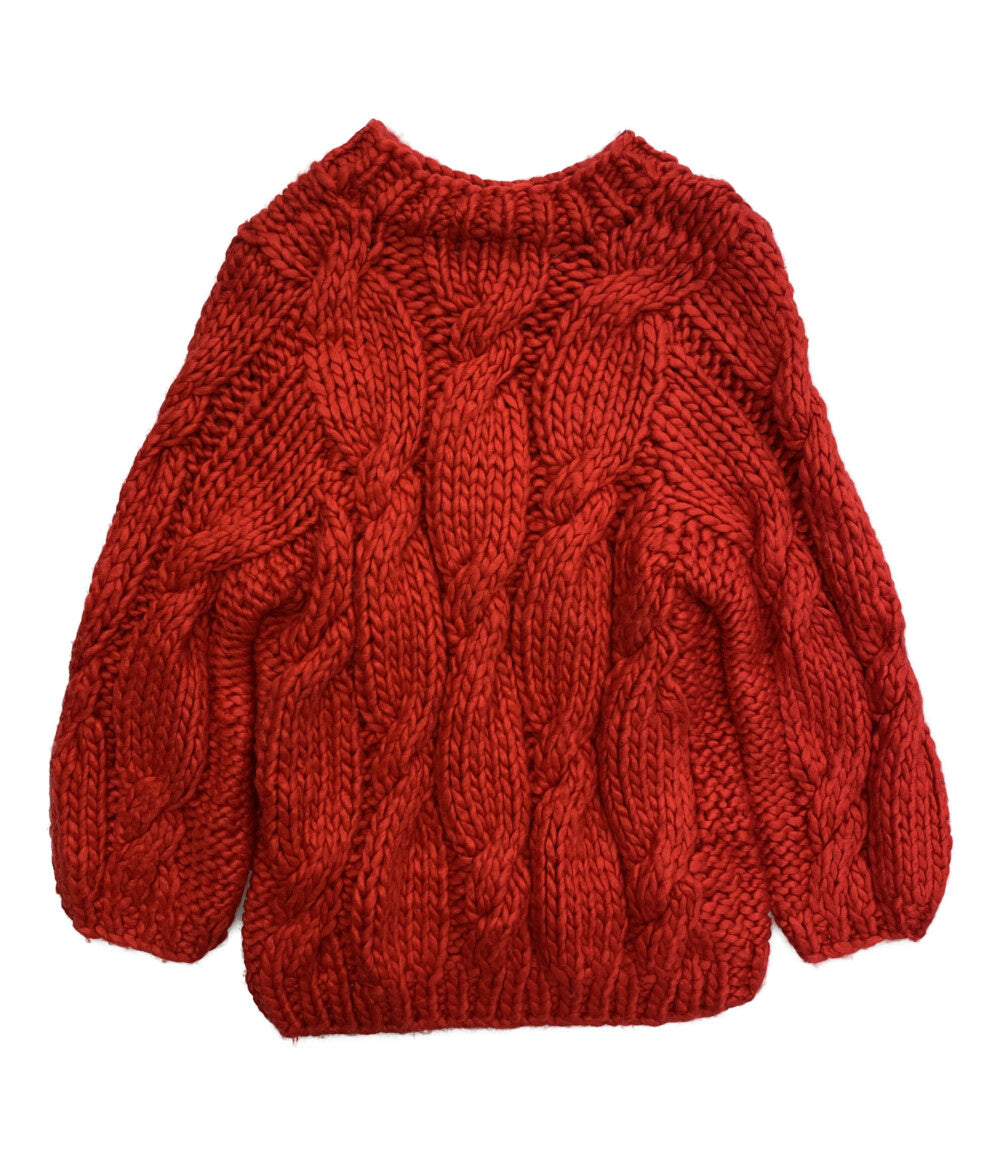 THE TOE ザ・トゥー ケーブルニット TT24611131 レディース SIZE F