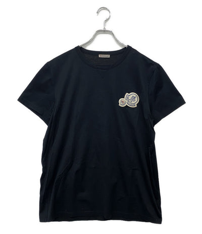 モンクレール 半袖Tシャツ ダブルワッペン C-SCOM-19-3580 メンズ SIZE L MONCLER
