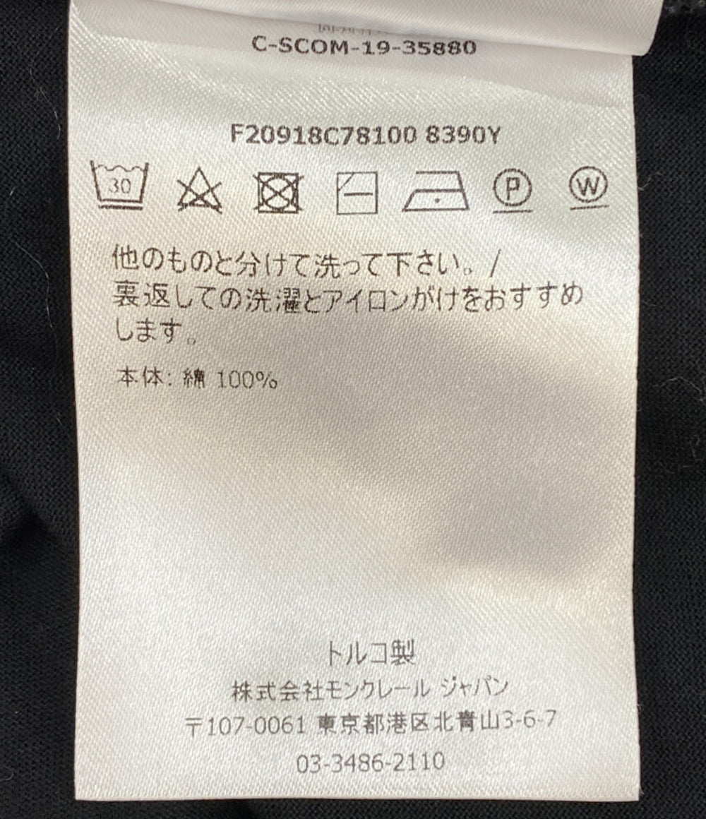 MONCLER 半袖Tシャツ ダブルワッペン C-SCOM-19-3580 メンズ SIZE L モンクレール