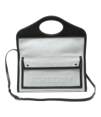 バーバリー 美品 2WAY キャンバスショルダー レディース BURBERRY