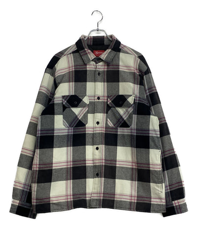 シュプリーム シャツジャケット Quilted Flannel shirt JKT 20FW メンズ SIZE M Supreme
