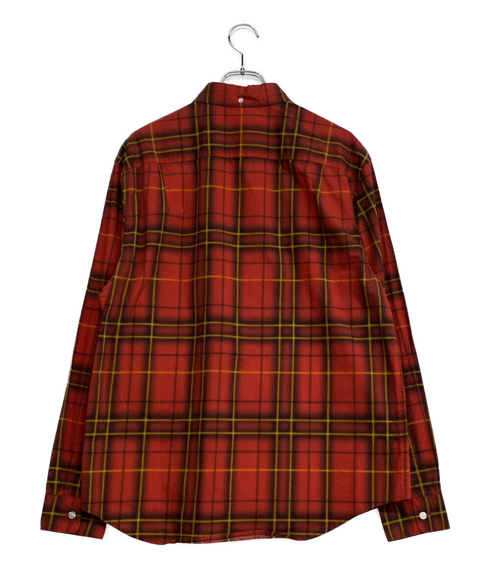 Supreme 長袖シャツ spray tartan shirt 21SS メンズ SIZE M シュプリーム