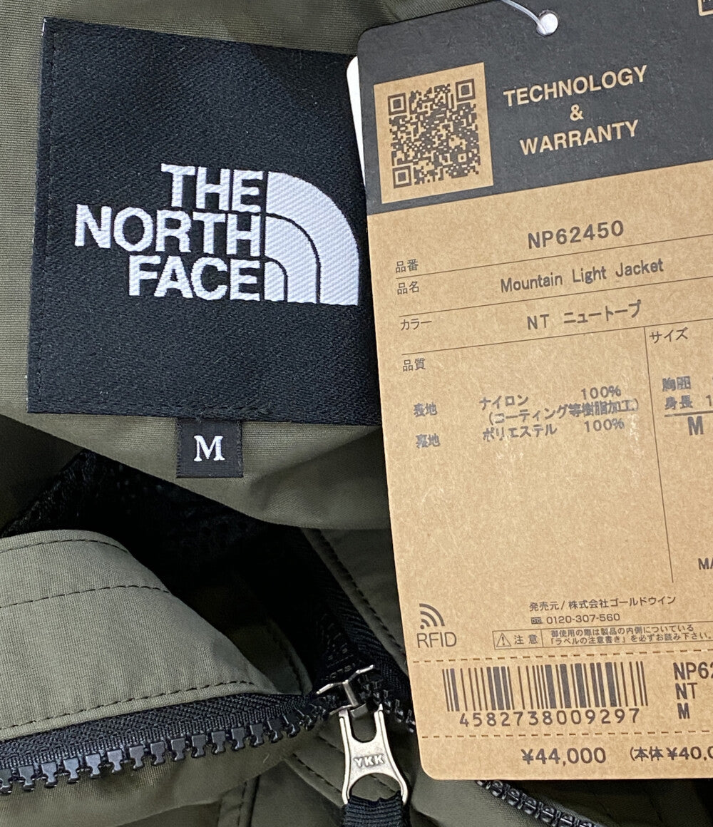 ザノースフェイス 美品 マウンテンライトジャケット mountain light JKT NP62450 メンズ SIZE M THE NORTH FACE
