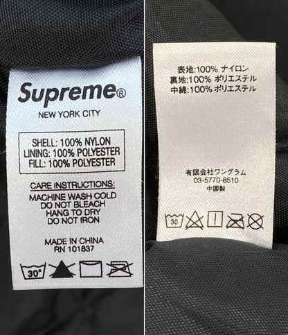 シュプリーム 中綿コート ミドル フード サイドライン studium parka 17AW メンズ SIZE L Supreme