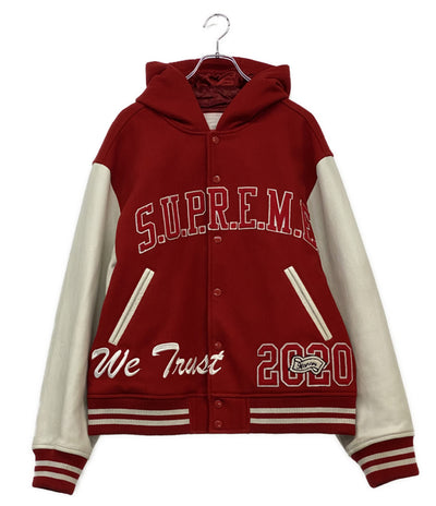 シュプリーム ジャケット king hooded varsity JKT 20FW メンズ SIZE L Supreme