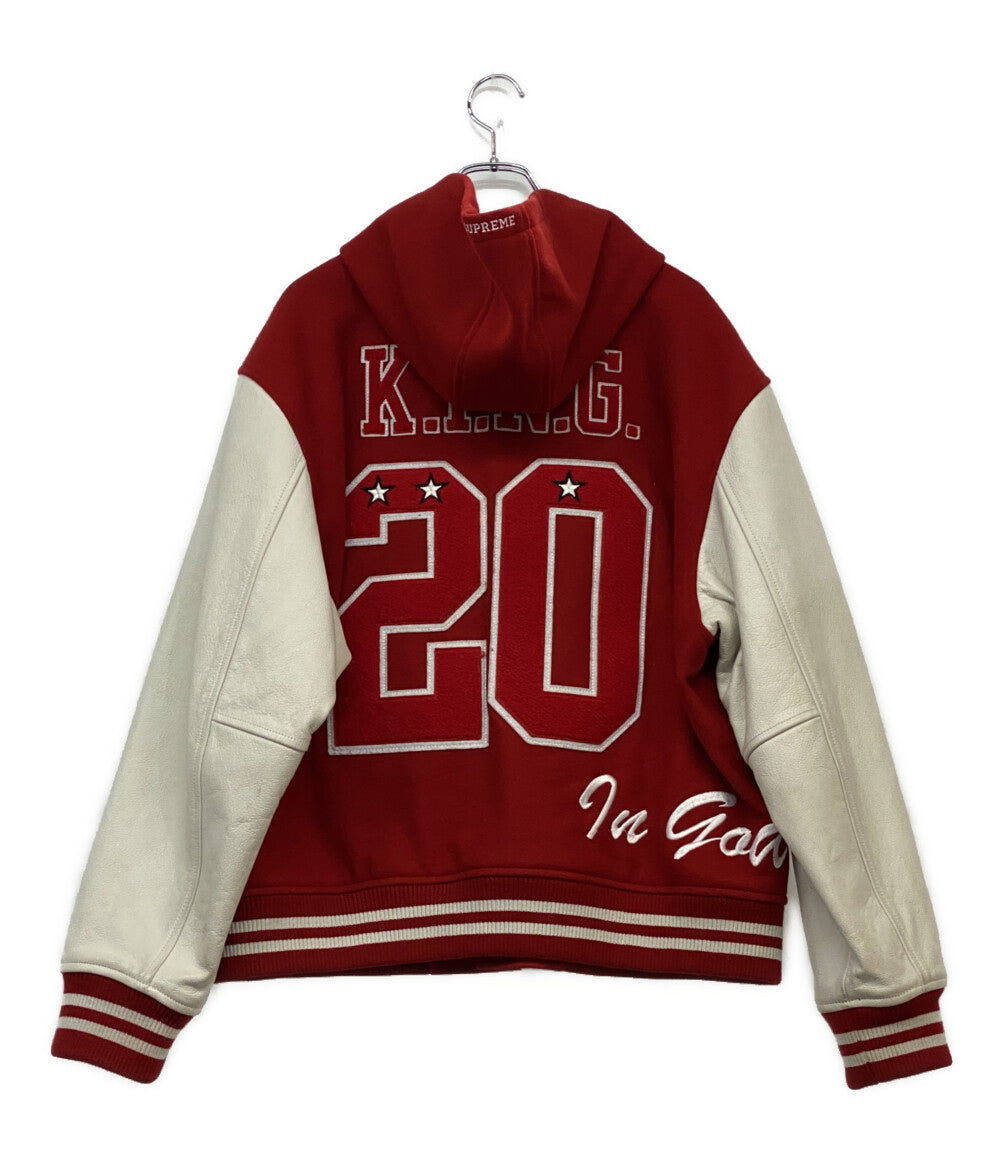 シュプリーム ジャケット king hooded varsity JKT 20FW メンズ SIZE L