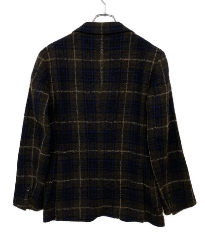 タリアトーレ テーラードジャケット ウィンドウペン ブラウン メンズ SIZE 44 TAGLIATORE