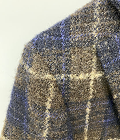 タリアトーレ テーラードジャケット ウィンドウペン ブラウン メンズ SIZE 44 TAGLIATORE