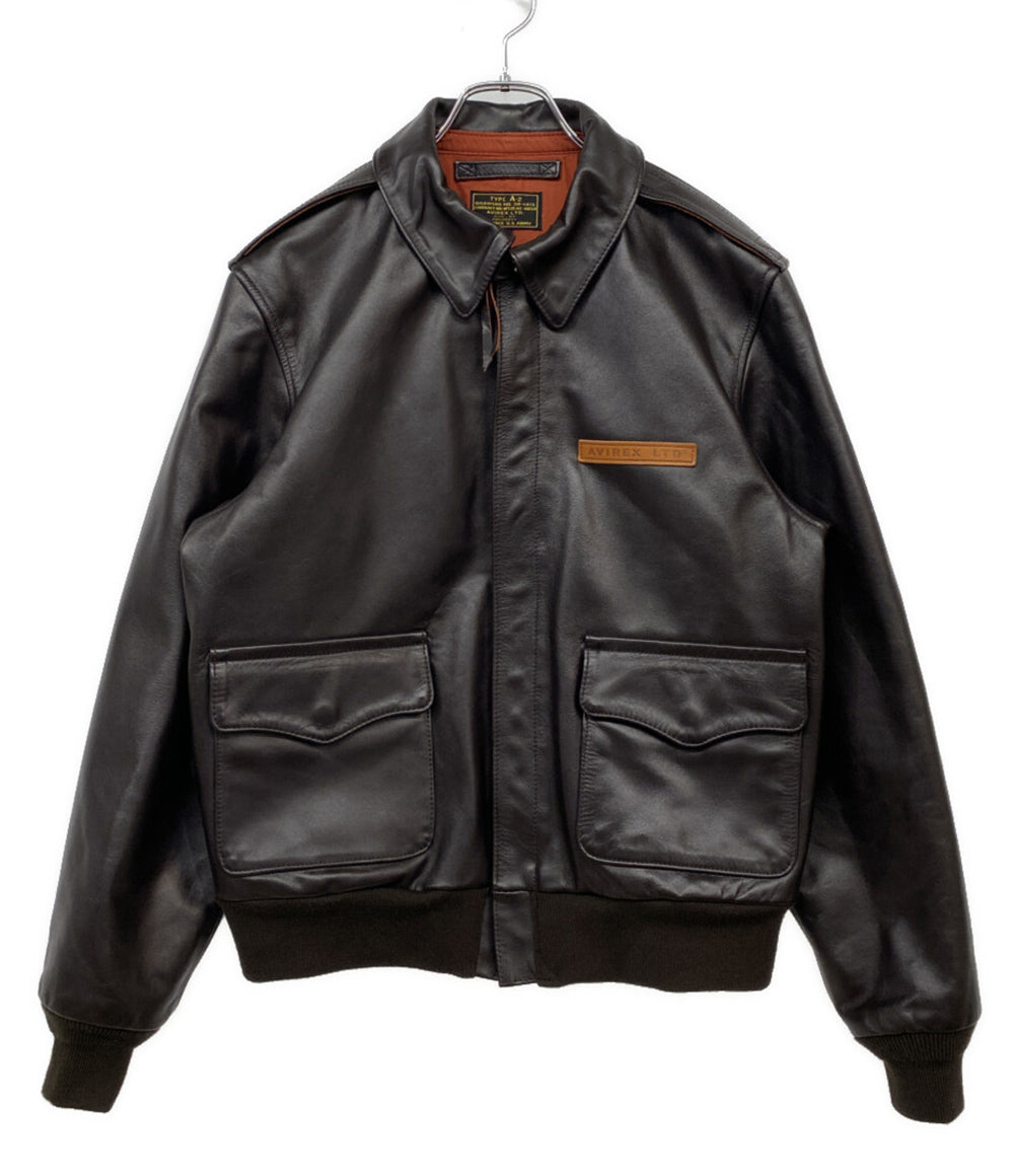 アヴィレックス レザージャケット メンズ SIZE 38 AVIREX