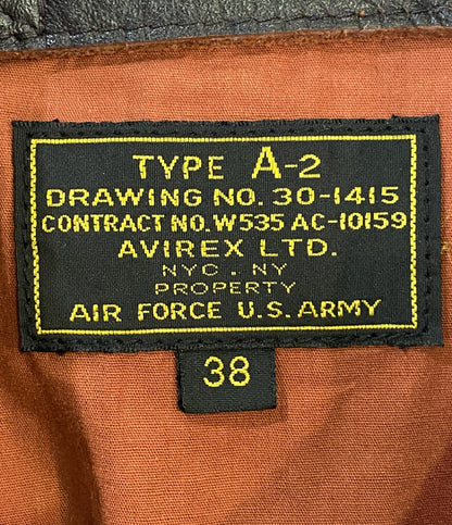 アヴィレックス レザージャケット メンズ SIZE 38 AVIREX