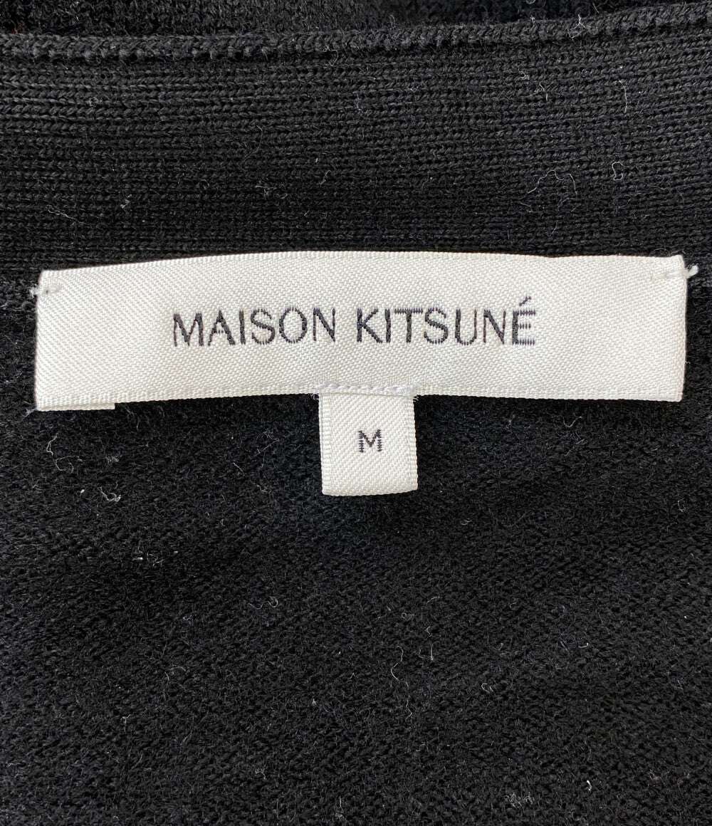 MAISON KITSUNE カーディガン MM00509KT1036 ブラック メンズ SIZE M メゾンキツネ