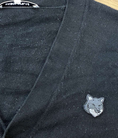 MAISON KITSUNE カーディガン MM00509KT1036 ブラック メンズ SIZE M メゾンキツネ