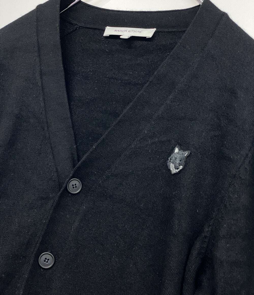 MAISON KITSUNE カーディガン MM00509KT1036 ブラック メンズ SIZE M メゾンキツネ