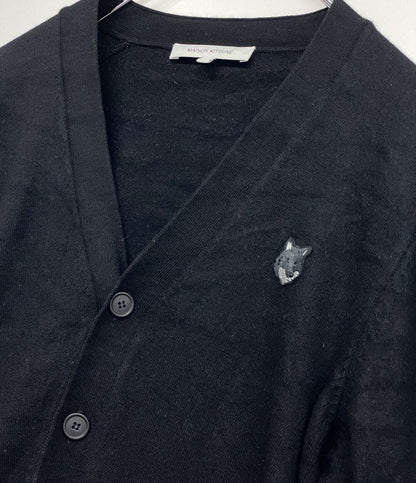 MAISON KITSUNE カーディガン MM00509KT1036 ブラック メンズ SIZE M メゾンキツネ