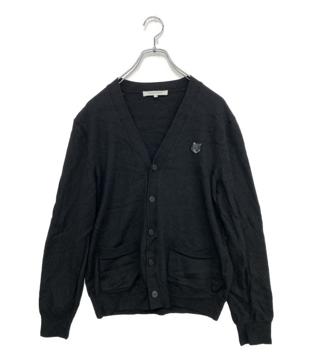 MAISON KITSUNE カーディガン MM00509KT1036 ブラック メンズ SIZE M メゾンキツネ