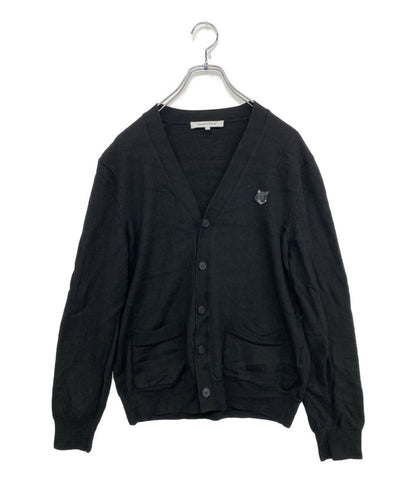 MAISON KITSUNE カーディガン MM00509KT1036 ブラック メンズ SIZE M メゾンキツネ