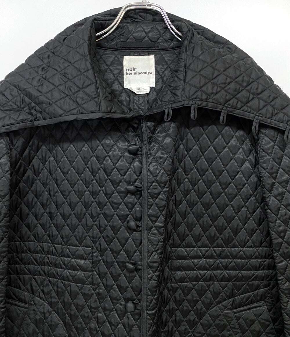 noir kei ninomiya キルティングコート ブラック レディース SIZE XS ノワールケイニノミヤ