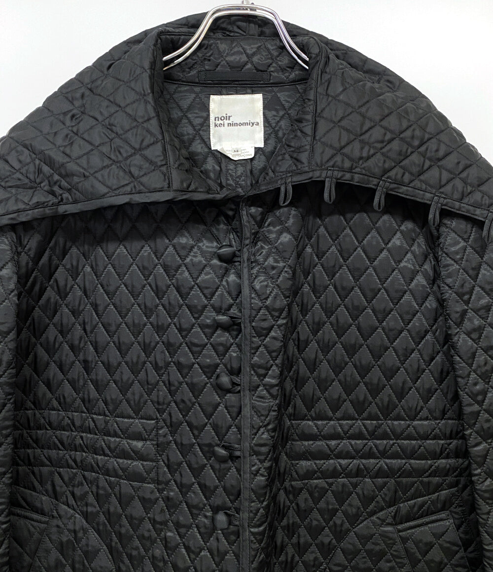 noir kei ninomiya キルティングコート ブラック レディース SIZE XS ノワールケイニノミヤ
