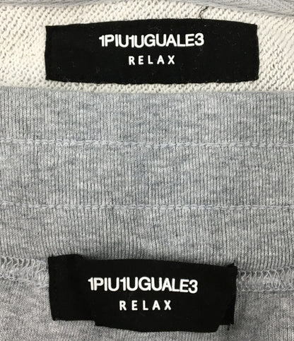 1PIU1UGUALE3 RELAX スウェットセットアップ グレー メンズ SIZE XL ウノピゥウノウグァーレトレ リラックス