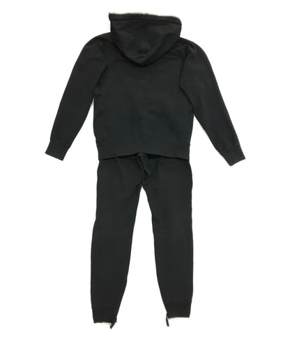 1PIU1UGUALE3 RELAX スウェットセットアップ ブラック メンズ SIZE XL ウノピゥウノウグァーレトレ リラックス