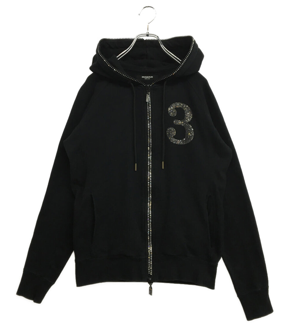 1PIU1UGUALE3 RELAX スウェットセットアップ ブラック メンズ SIZE XL ウノピゥウノウグァーレトレ リラックス