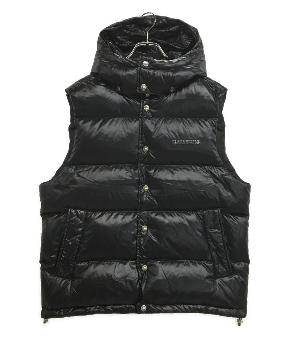 A BATHING APE ダウンベスト 001DNK801306M メンズ SIZE L アベイシングエイプ