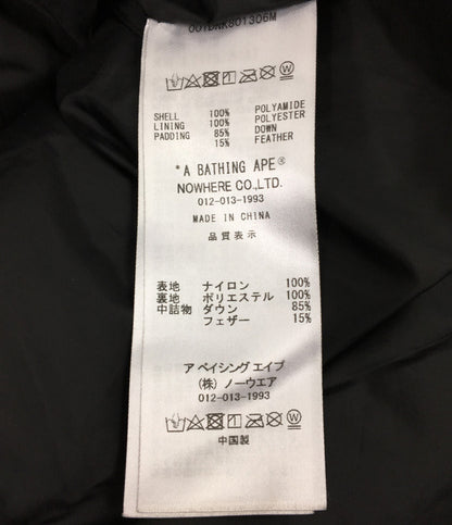 A BATHING APE ダウンベスト 001DNK801306M メンズ SIZE L アベイシングエイプ