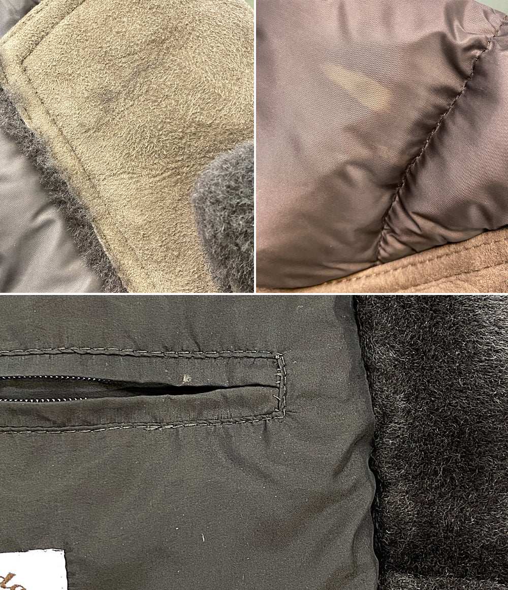 EMMETI スウェード切替ダウンジャケット 1199573 メンズ SIZE 48 エンメティ