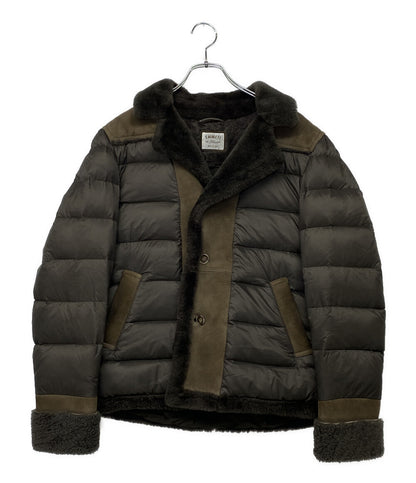 EMMETI スウェード切替ダウンジャケット 1199573 メンズ SIZE 48 エンメティ