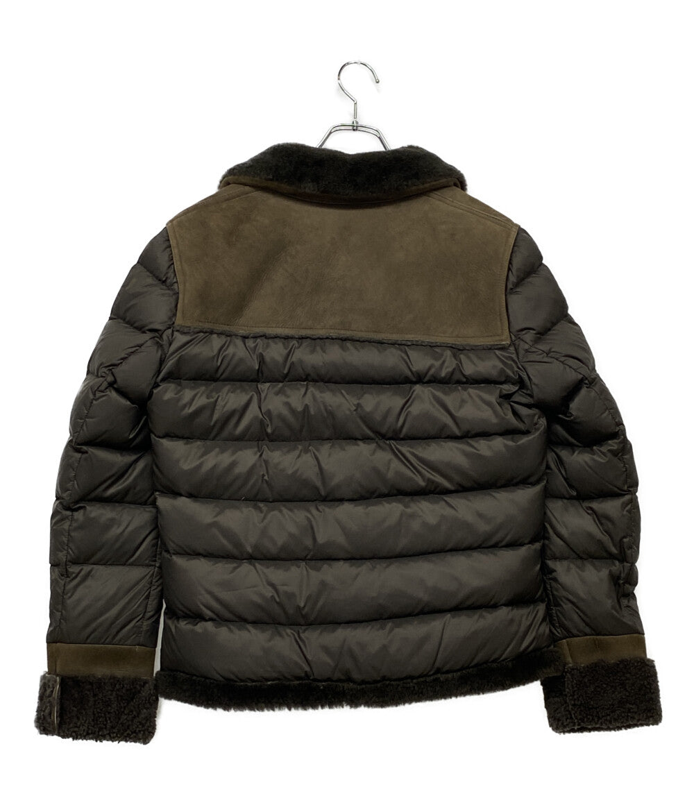 EMMETI スウェード切替ダウンジャケット 1199573 メンズ SIZE 48 エンメティ