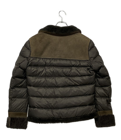 EMMETI スウェード切替ダウンジャケット 1199573 メンズ SIZE 48 エンメティ