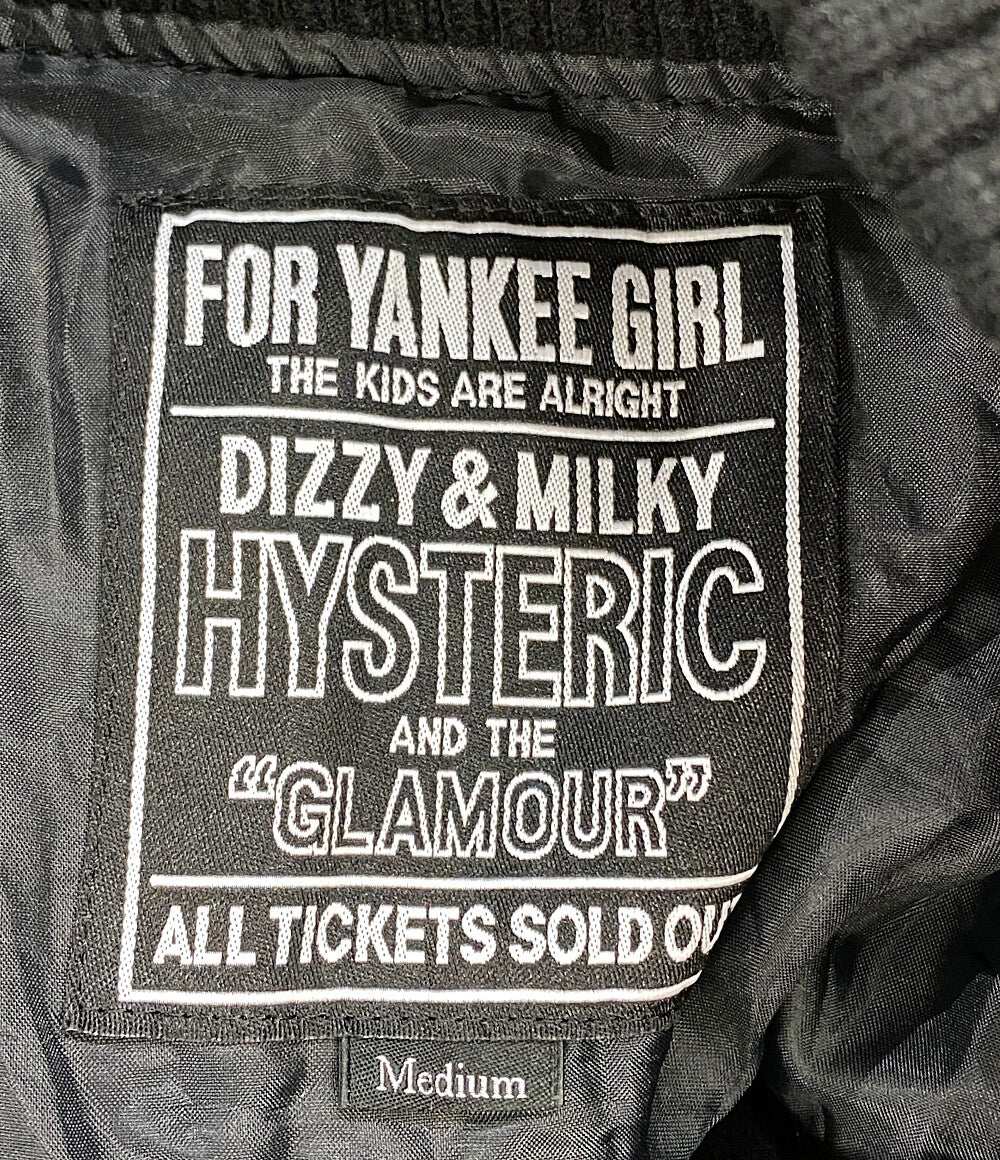 HYSTERIC GLAMOUR スタジャン ブルゾン 02213AB12 メンズ SIZE M ヒステリックグラマー